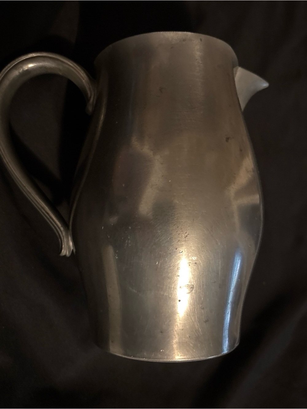 International Silver Co. Pewter Pitcher in Silver Finish